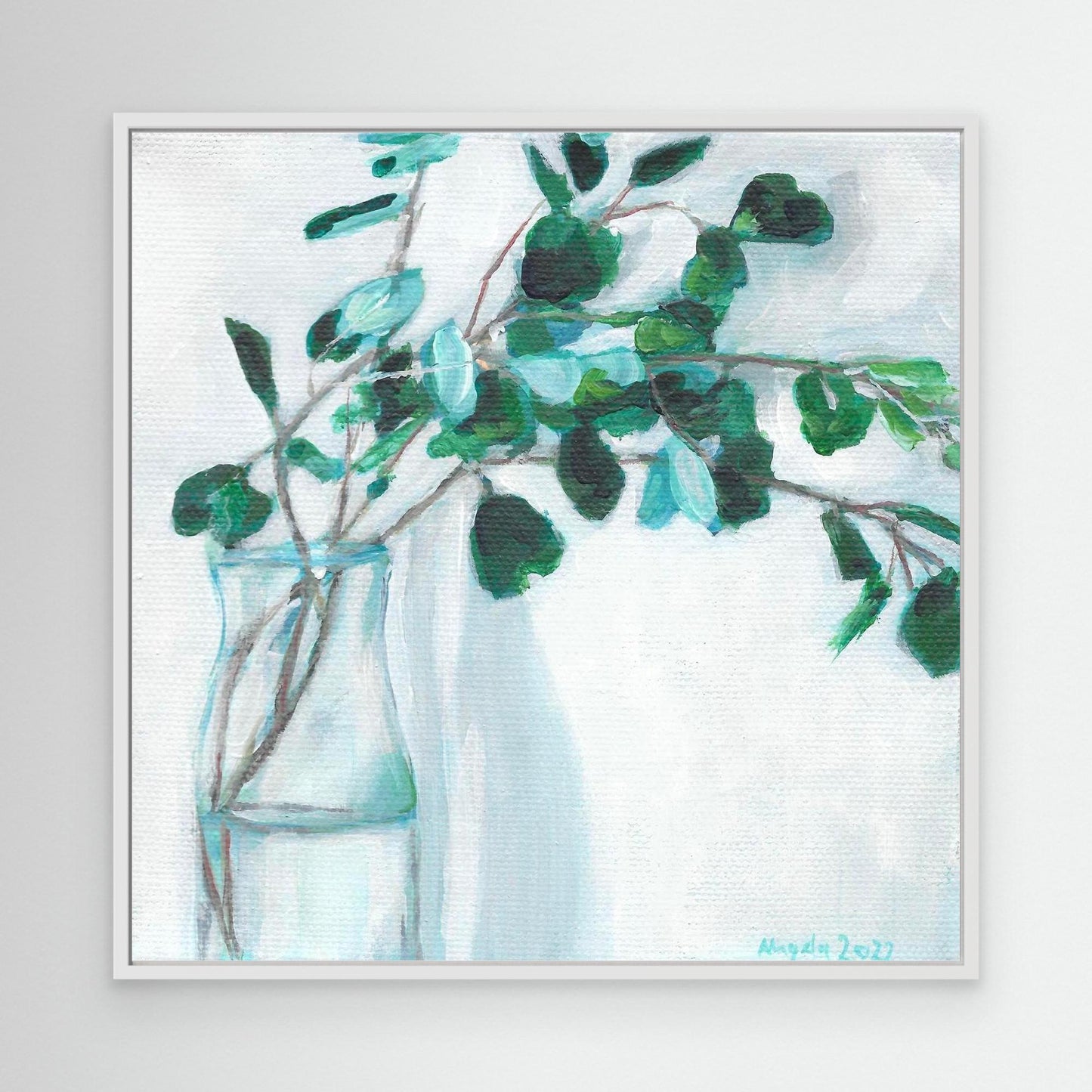 Eucalyptus in vase