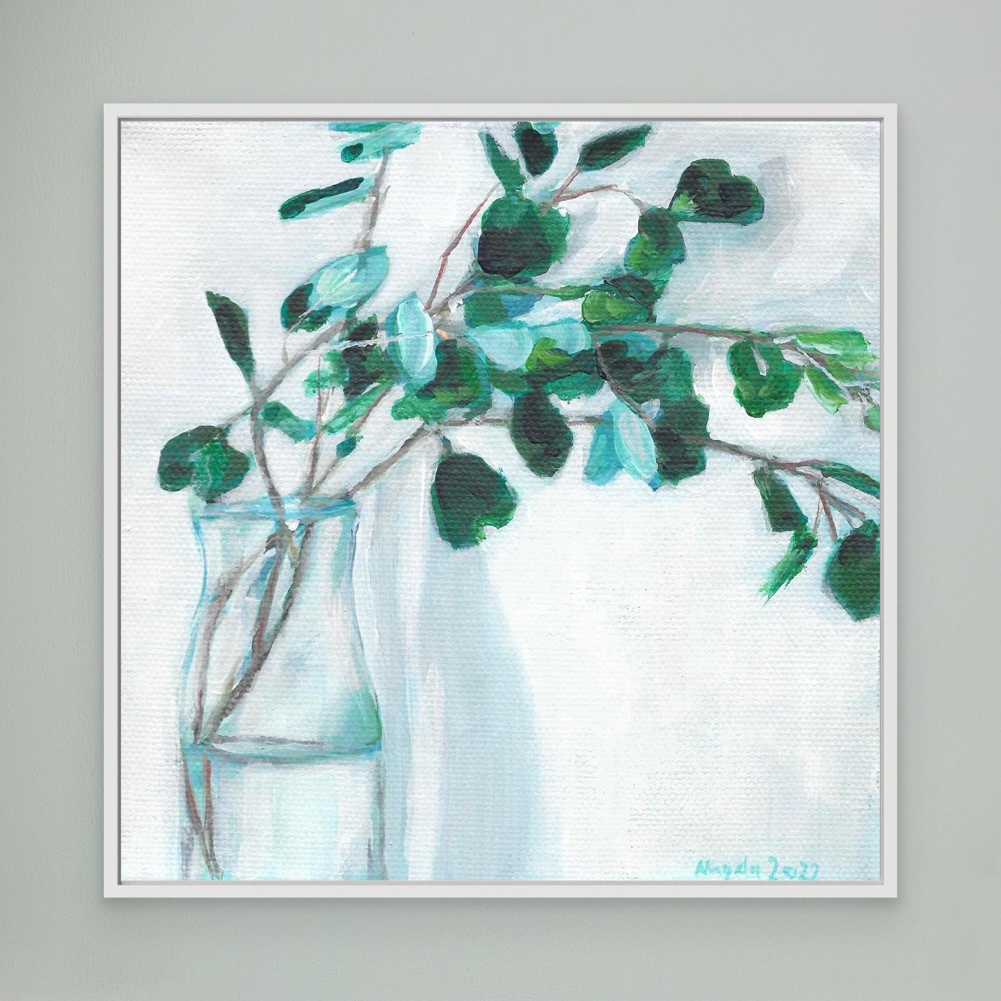 Eucalyptus in vase