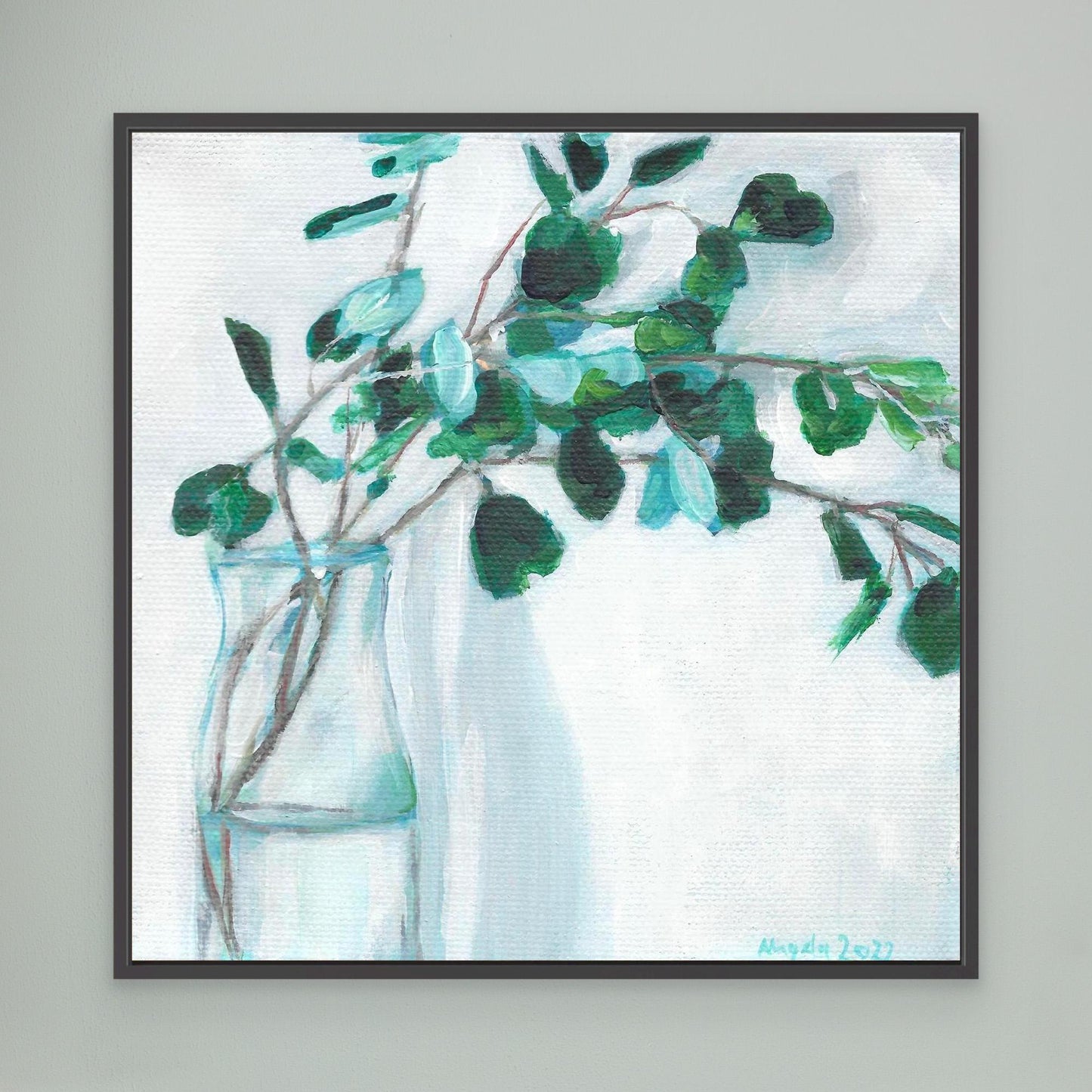 Eucalyptus in vase