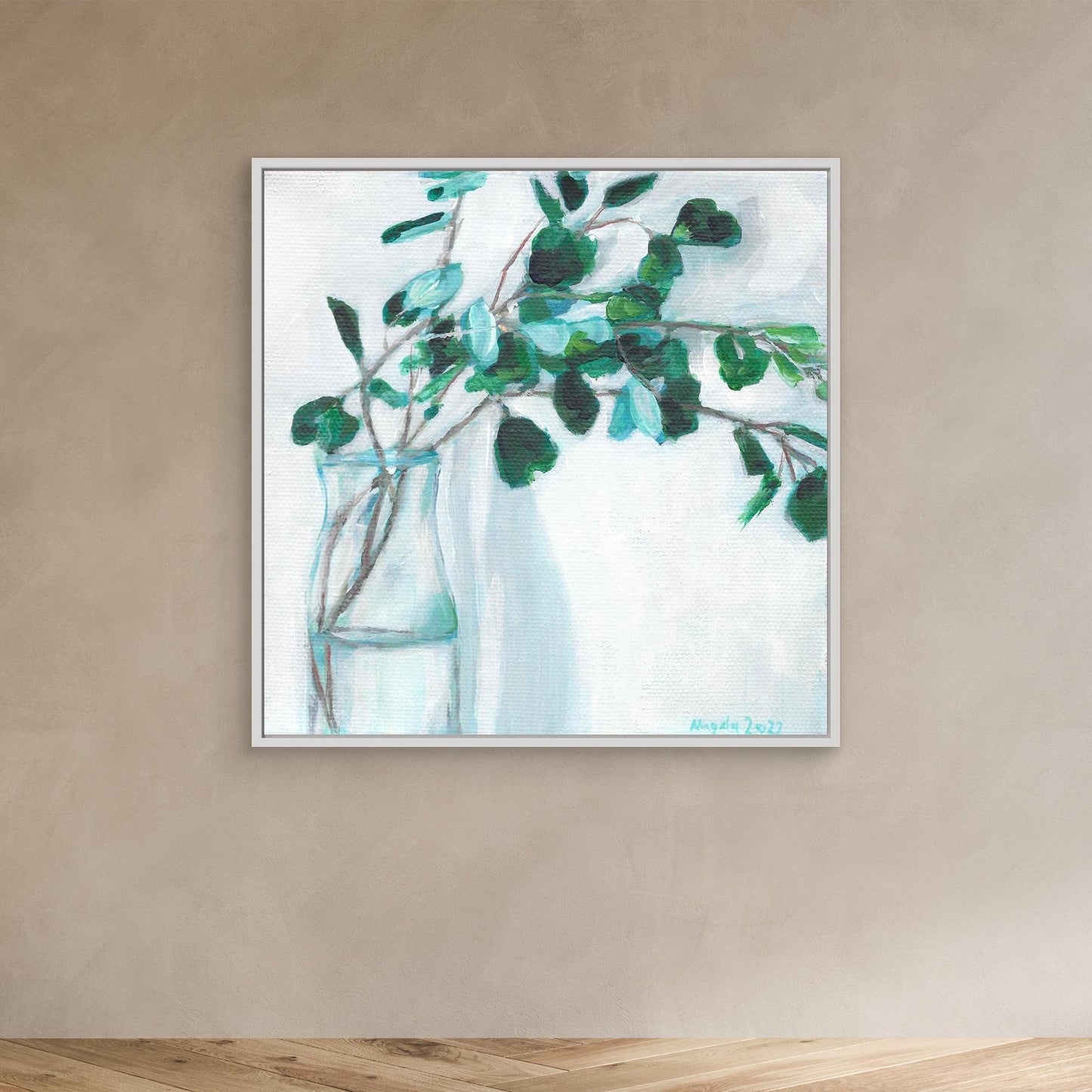 Eucalyptus in vase