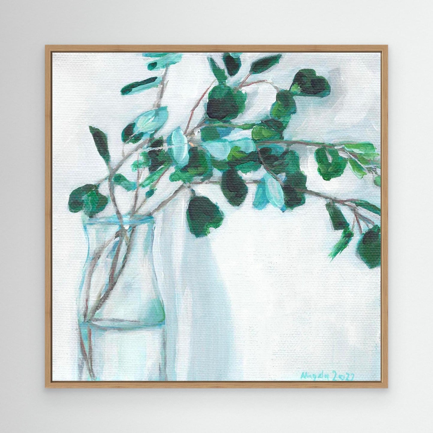 Eucalyptus in vase