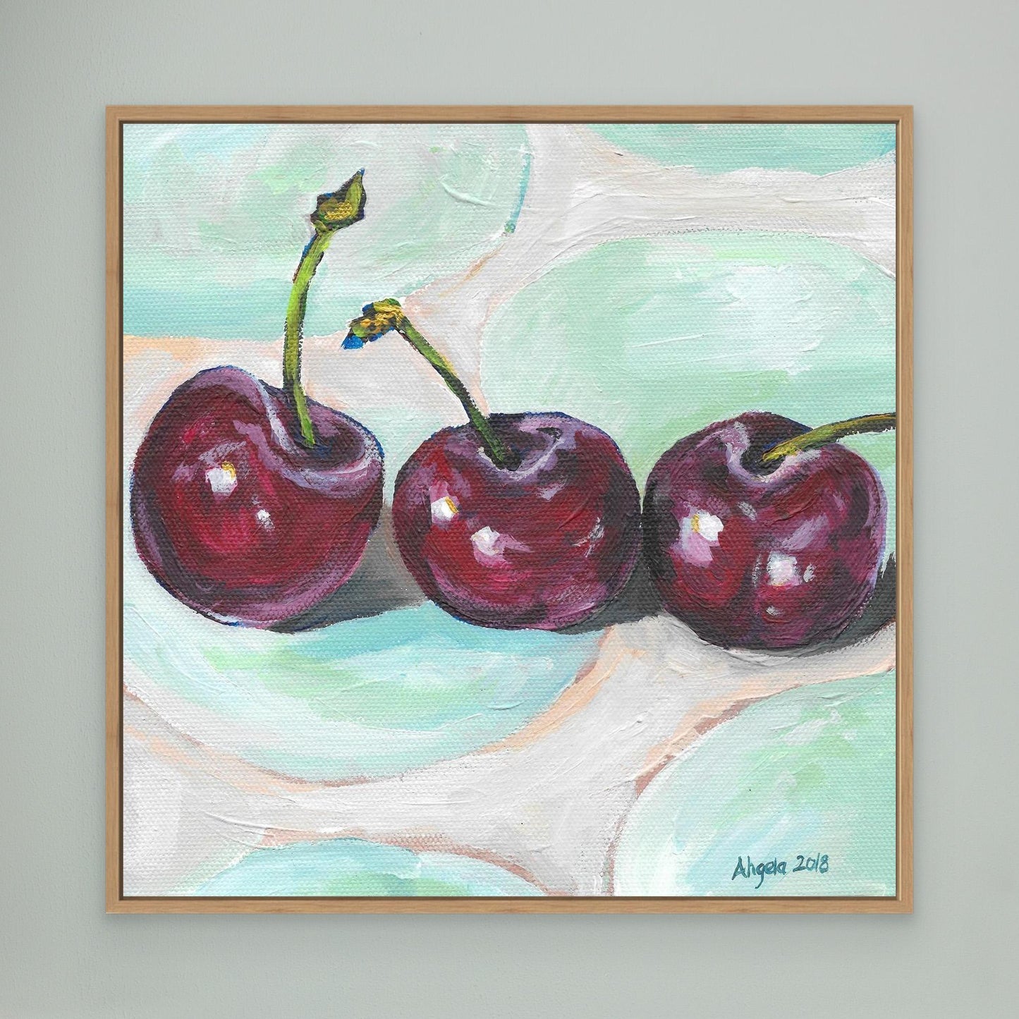 Cherries still life