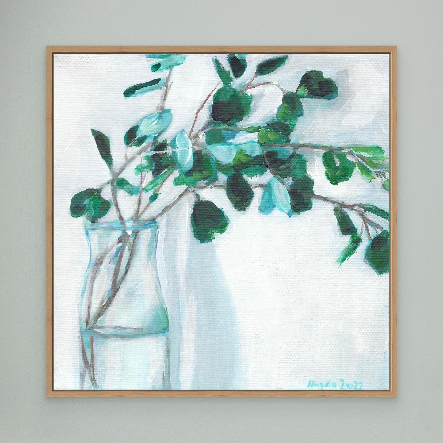 Eucalyptus in vase