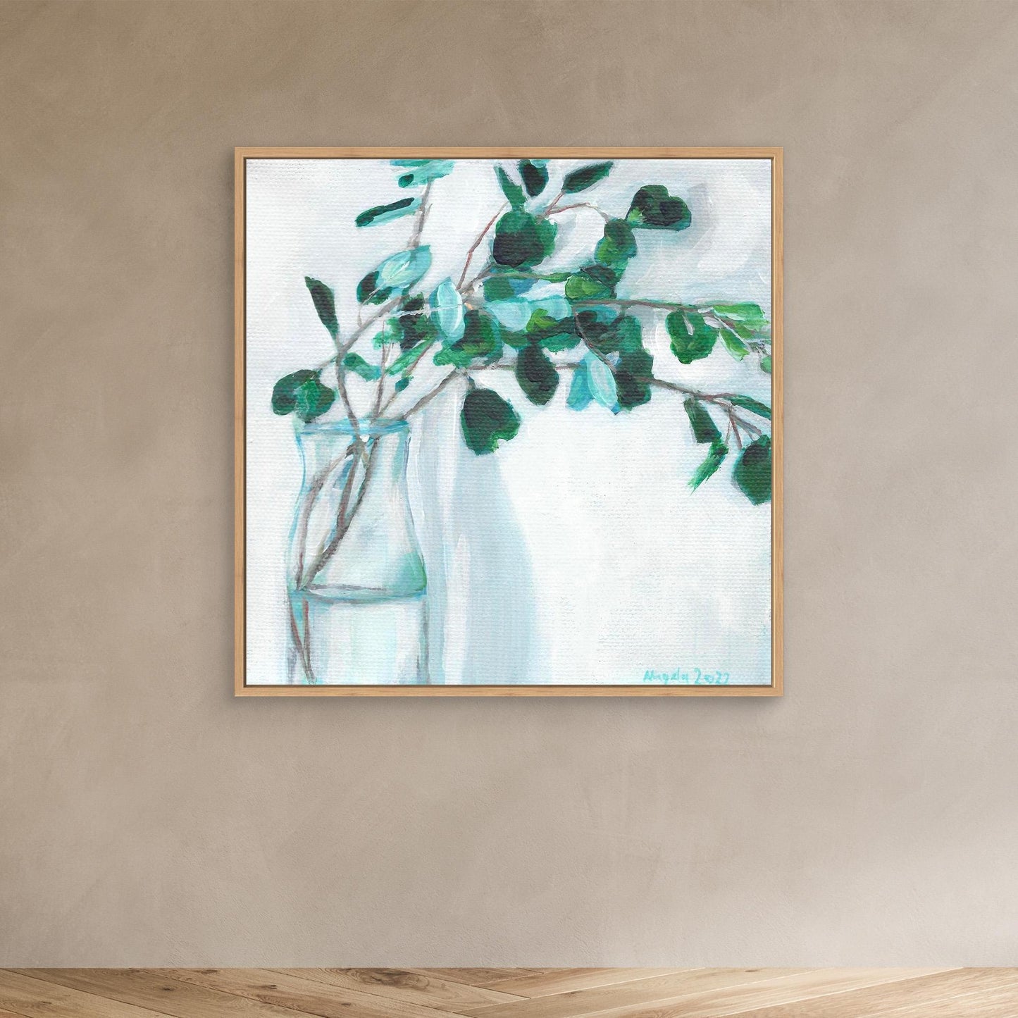 Eucalyptus in vase