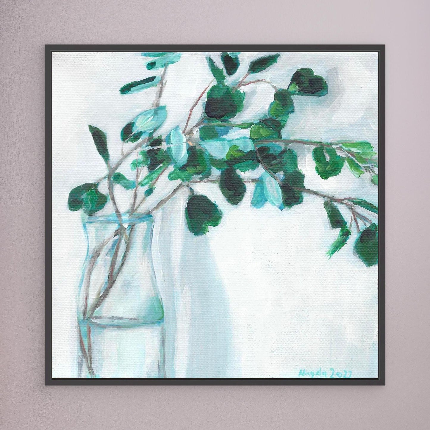 Eucalyptus in vase