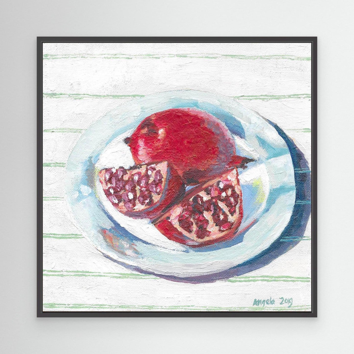 Pomegranate still life