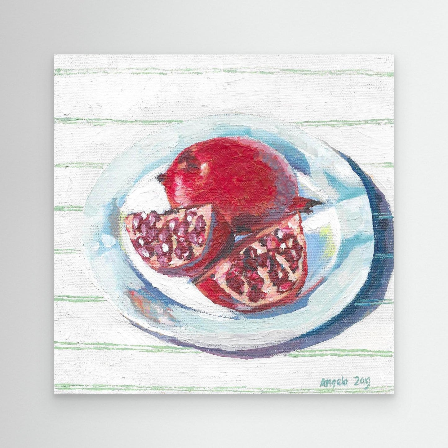 Pomegranate still life