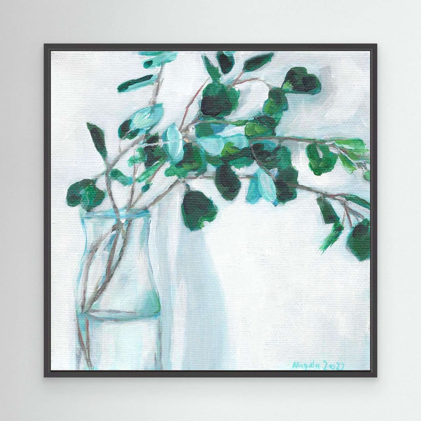 Eucalyptus in vase
