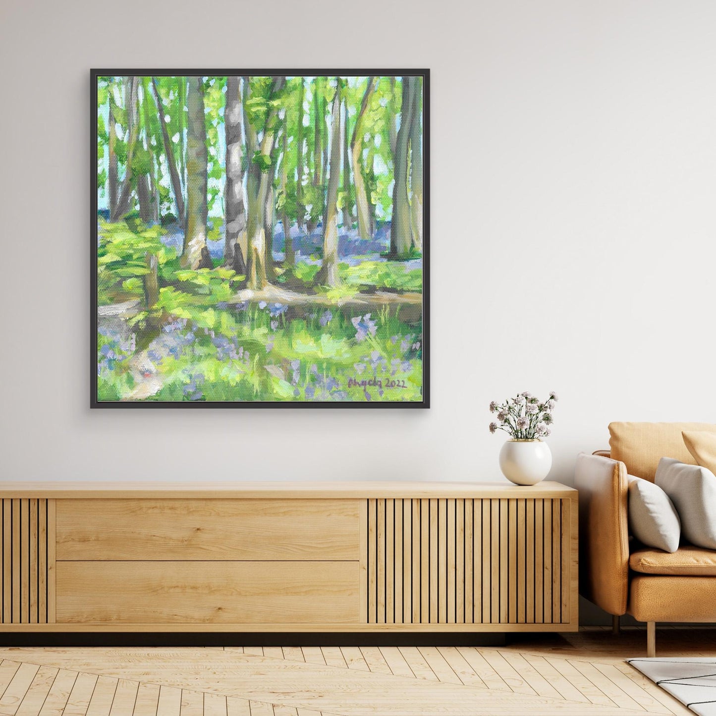Bluebell woods at Hints
