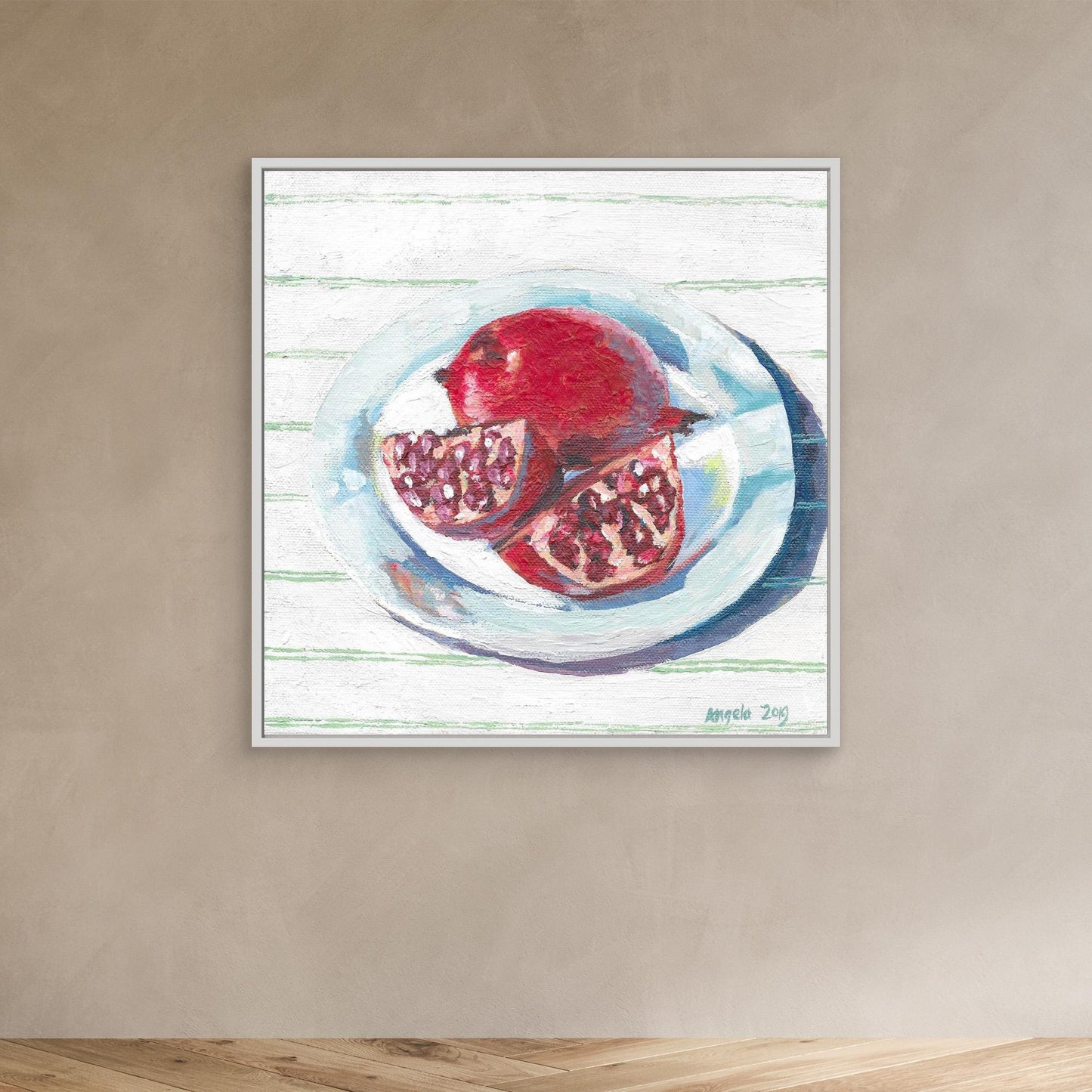 Pomegranate still life
