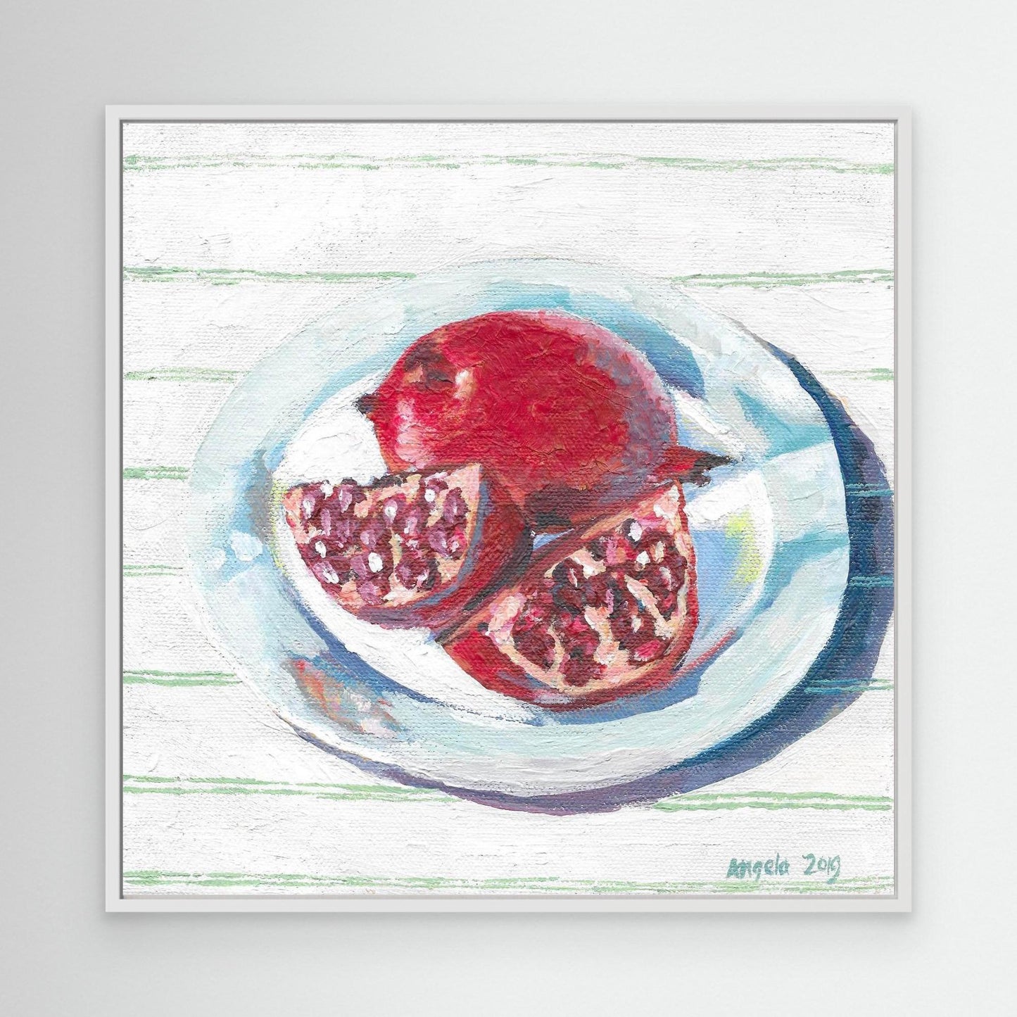 Pomegranate still life