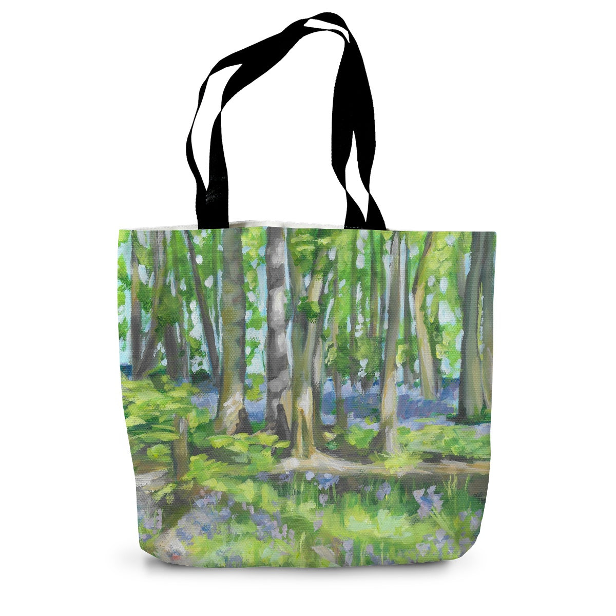 Bluebell woods at Hints Canvas Tote Bag
