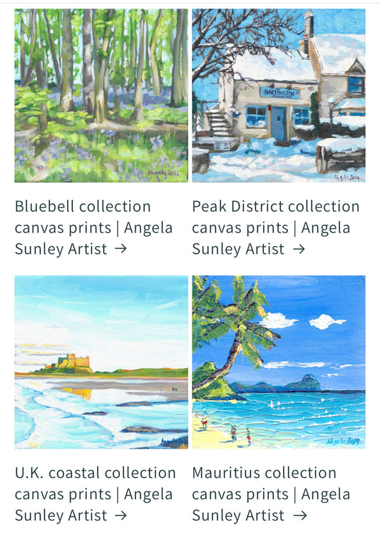 Peak District, U.K. coastlines, Mauritius Canvas Prints
