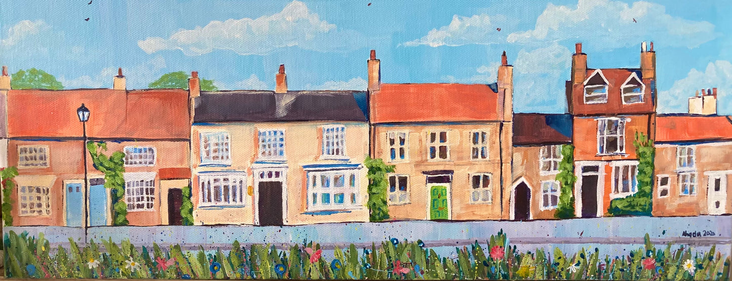 Little houses, College Square, Stokesley (2020)