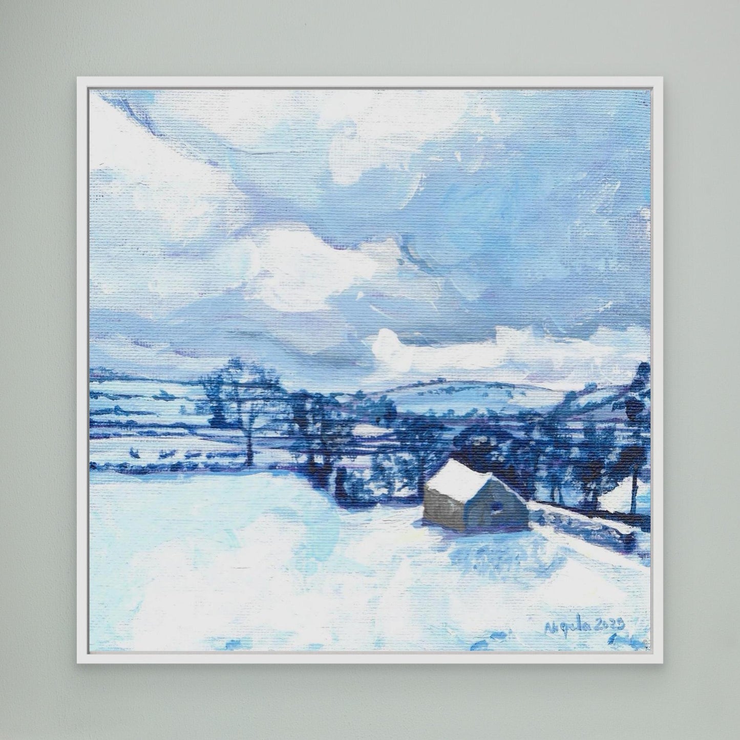 Snow in the Peak District