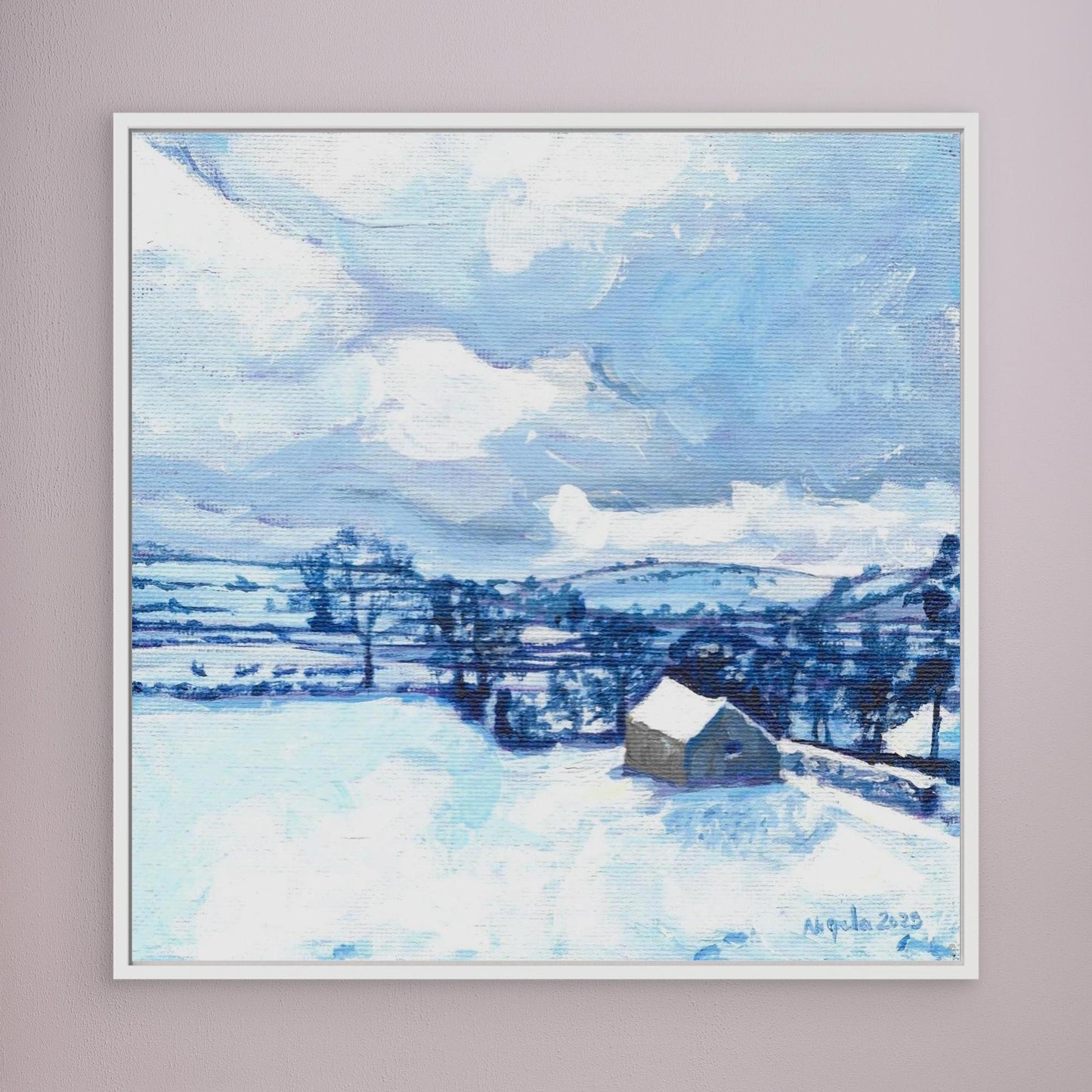 Snow in the Peak District