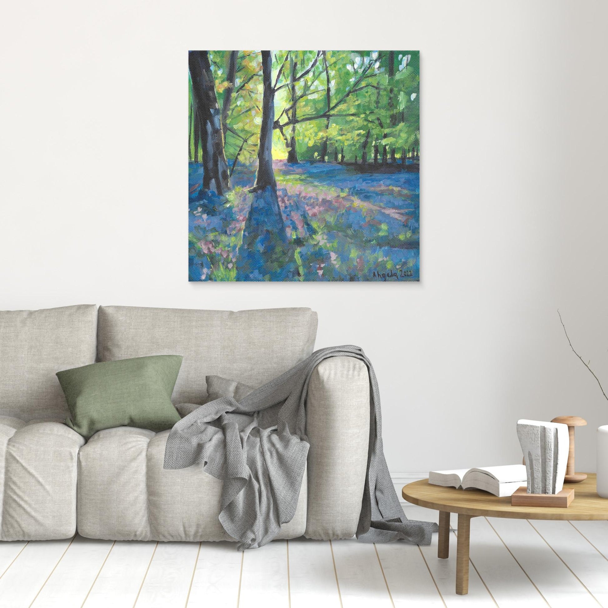 Bluebells at dawn
