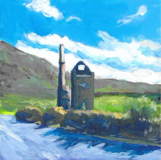 NEW: The road to St Just diptych (2024).