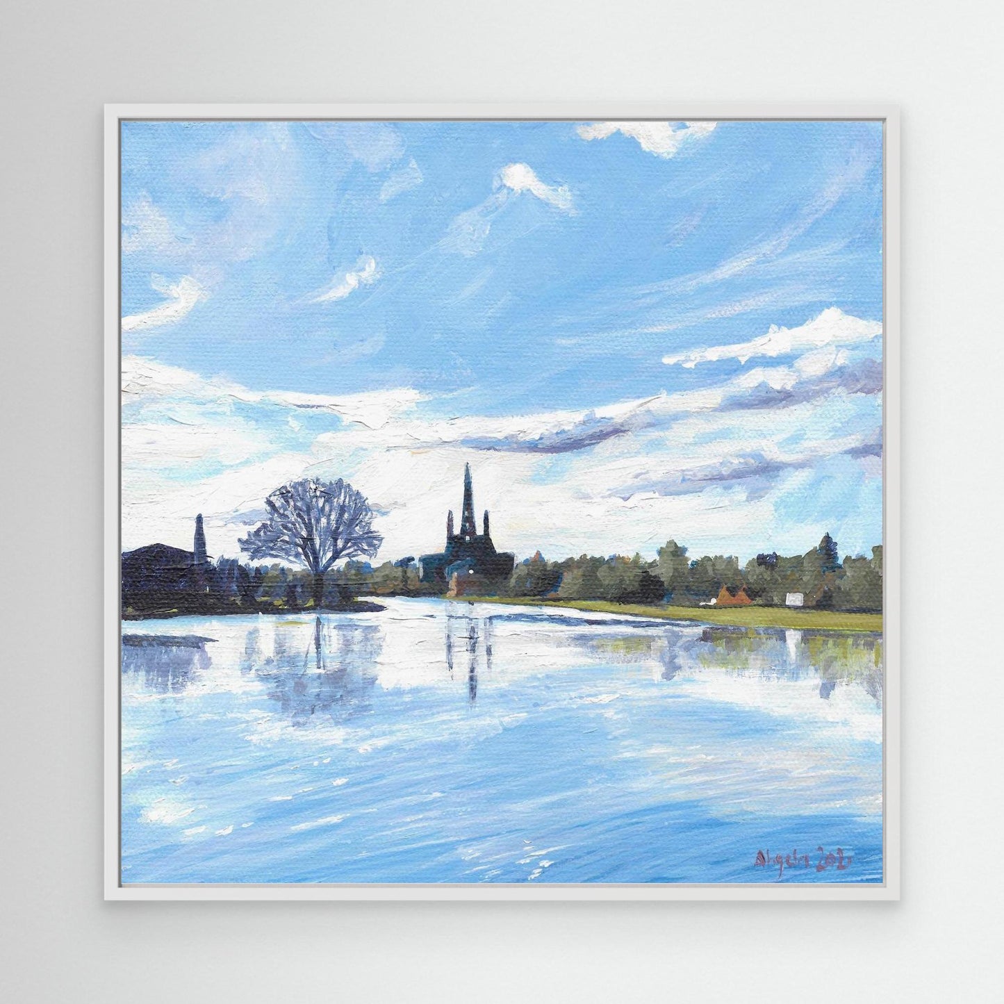 Stowe Pool reflections, Lichfield