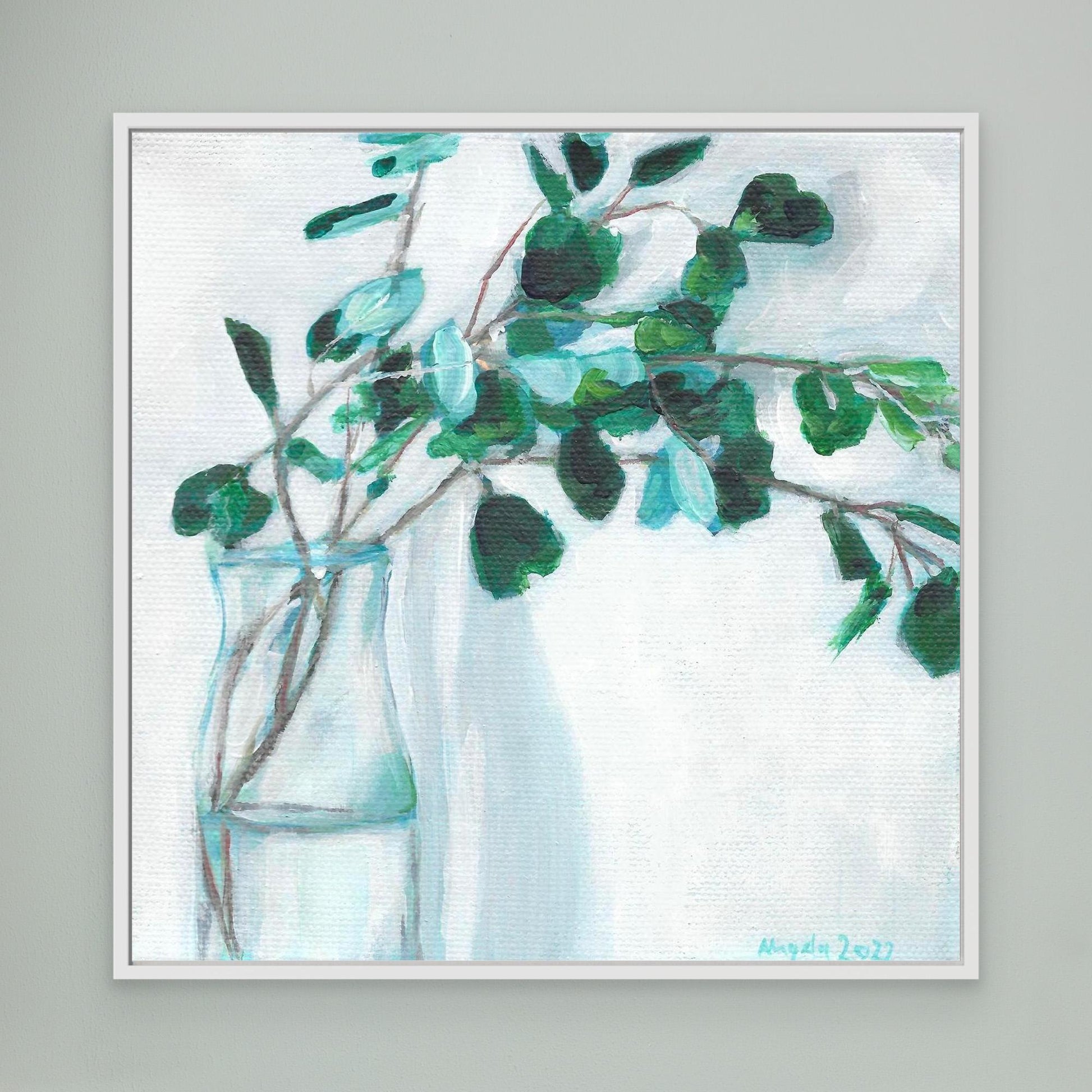 Eucalyptus in vase