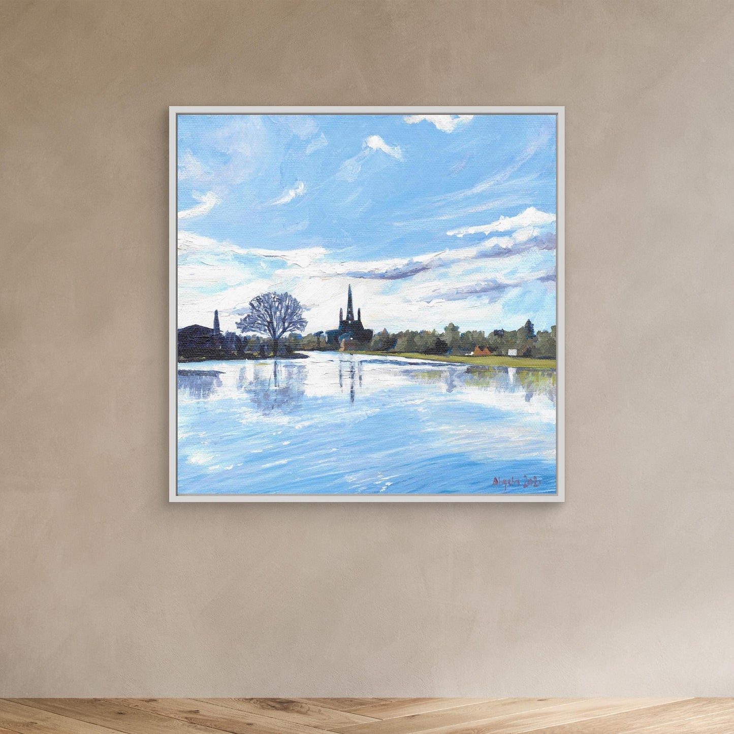 Stowe Pool reflections, Lichfield