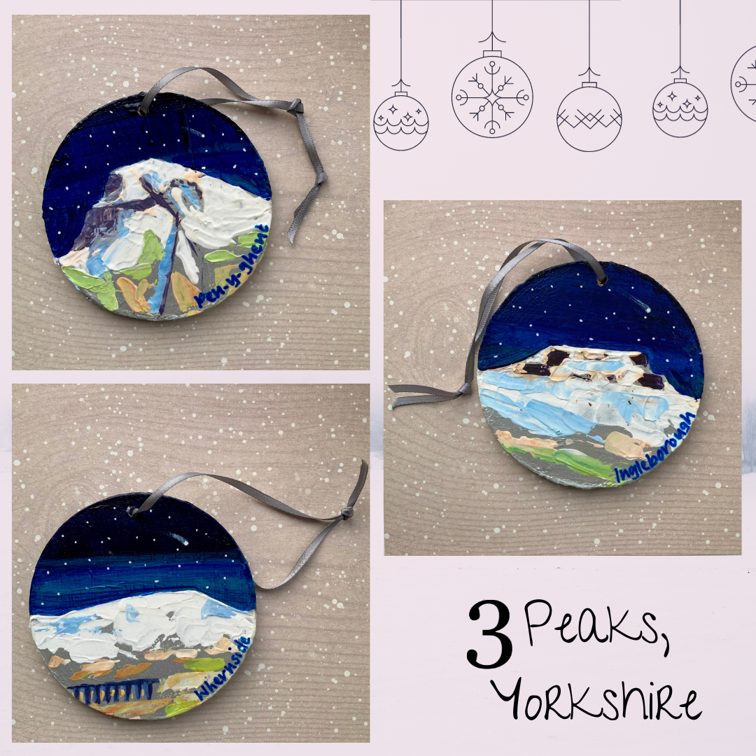 Set of 3 Peaks Baubles