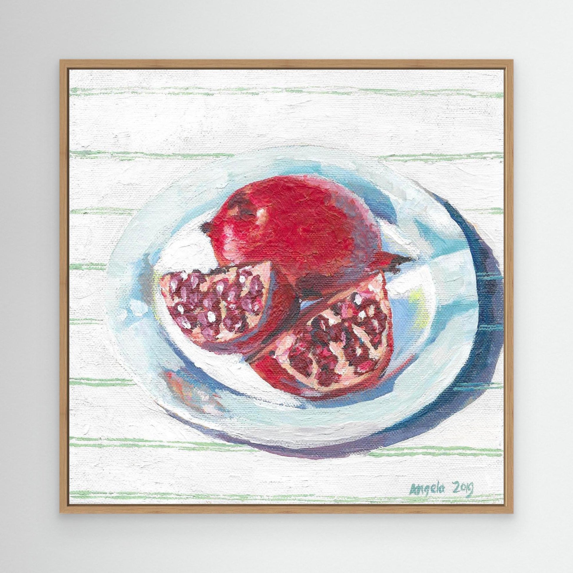 Pomegranate still life