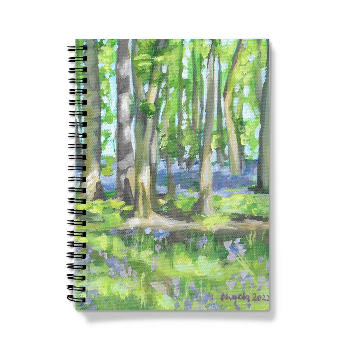 Bluebell woods at Hints Notebook