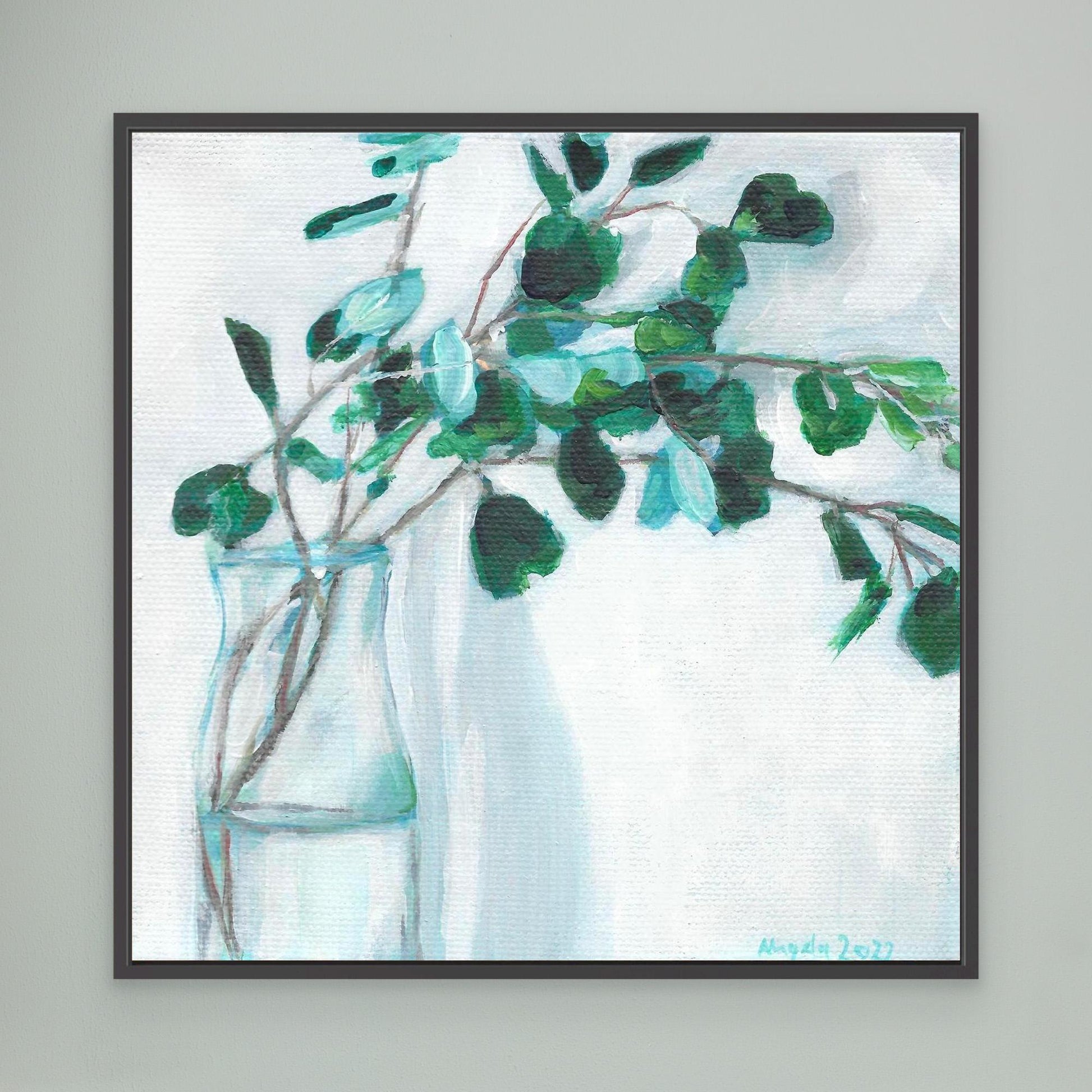 Eucalyptus in vase