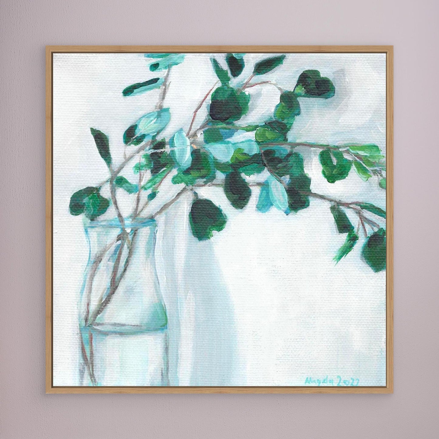 Eucalyptus in vase