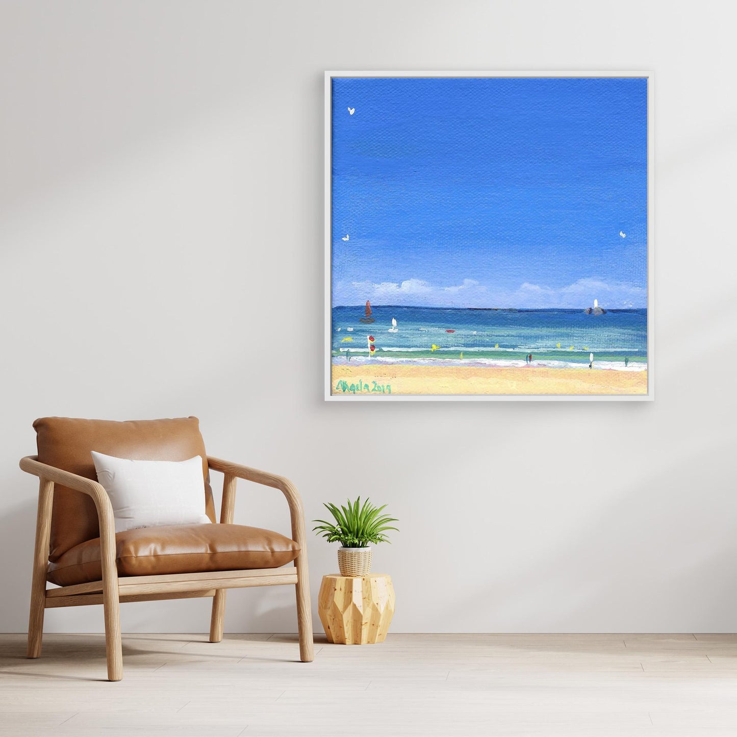 Looking out at the lighthouse, Carbis Bay