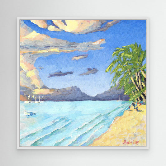Tropical sunsets, Mauritius