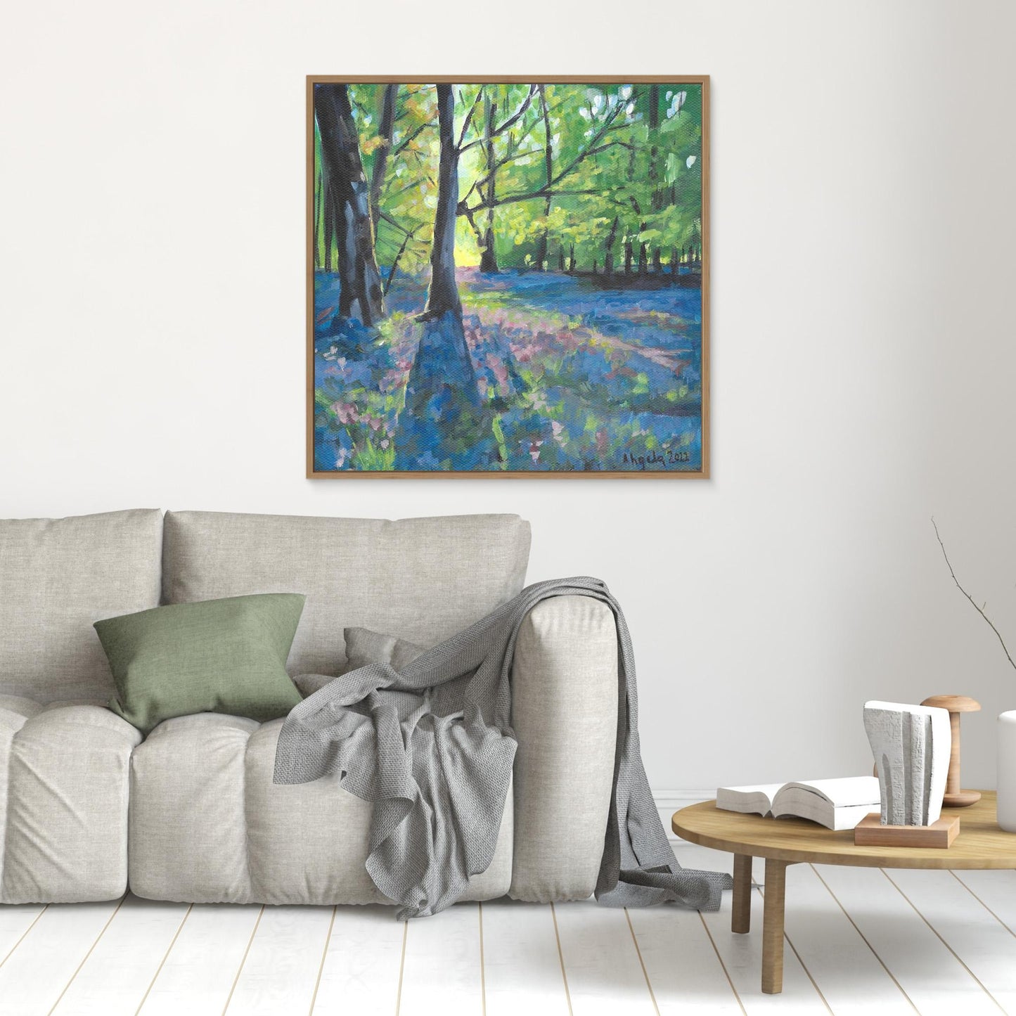 Bluebells at dawn