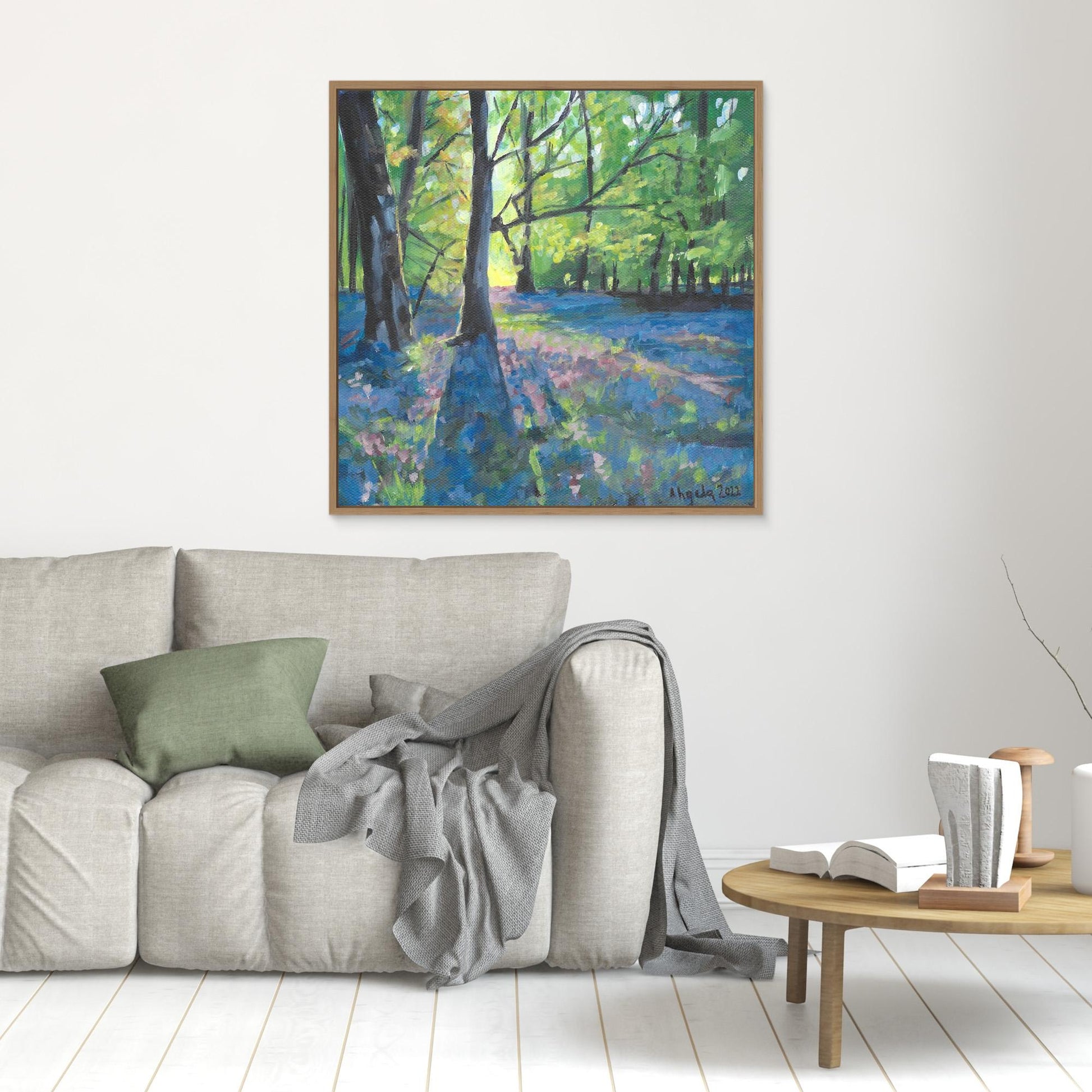Bluebells at dawn