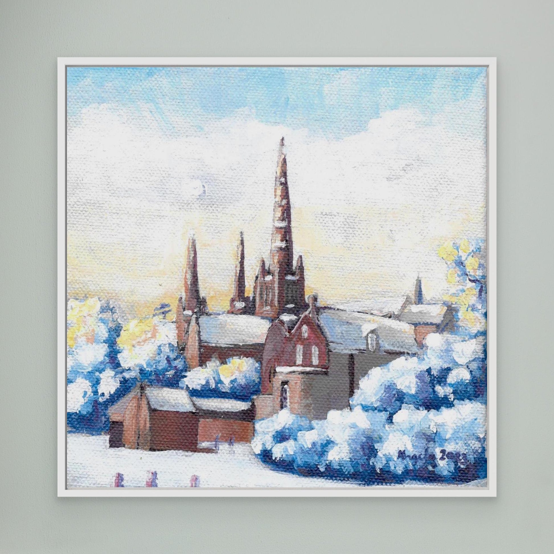 Fresh snow in Lichfield