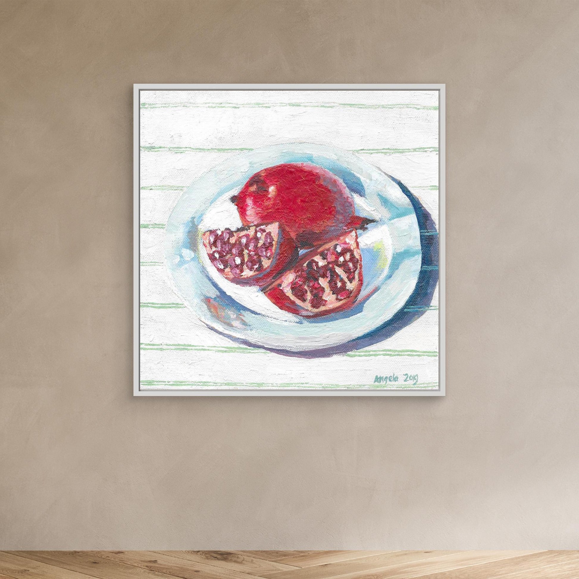 Pomegranate still life