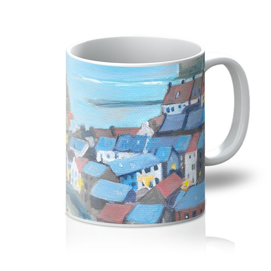 End of the day, Staithes Mug