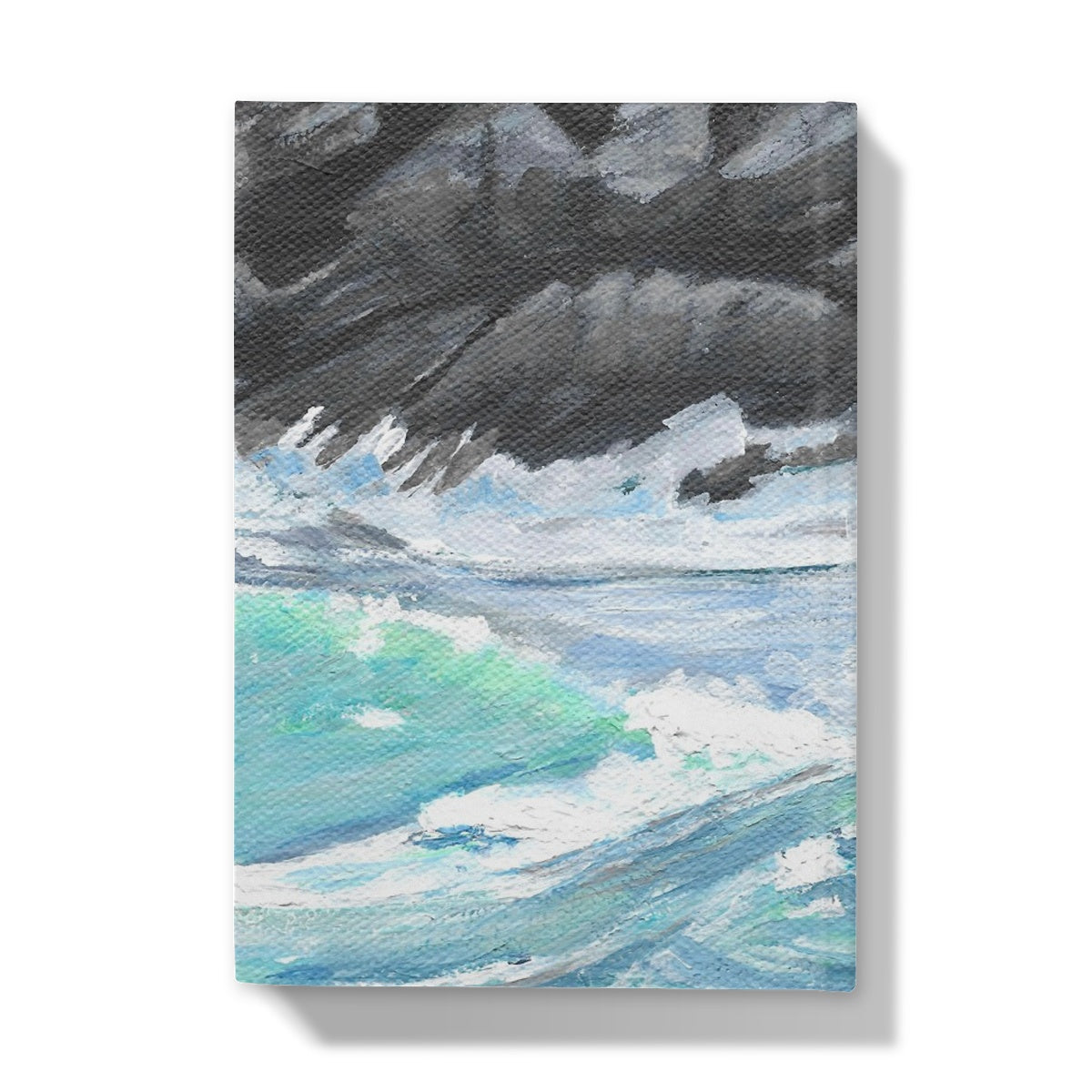 Waves at Porthminster Beach Hardback Journal