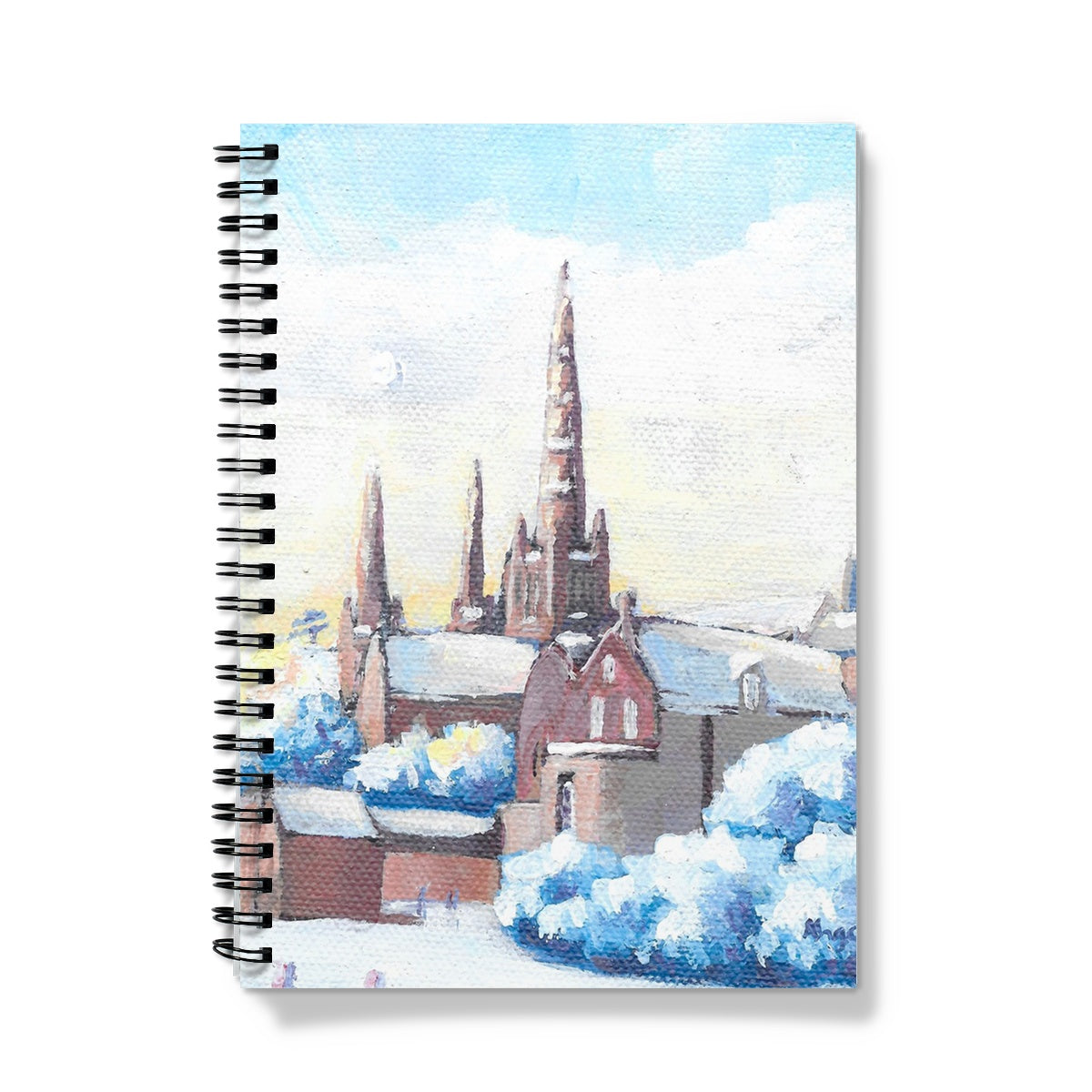 Fresh snow in Lichfield Notebook