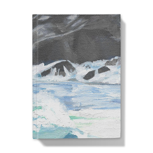 Waves at Porthminster Beach Hardback Journal