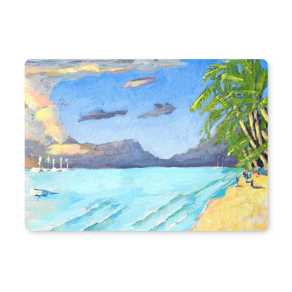 Last light of the day, Mauritius Placemat