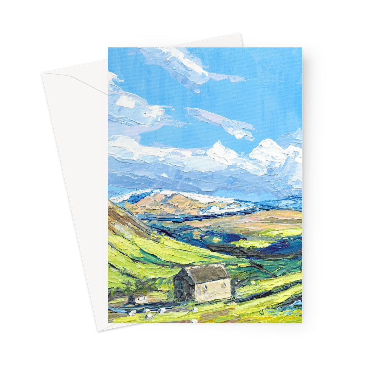 Down in the valley Greeting Card