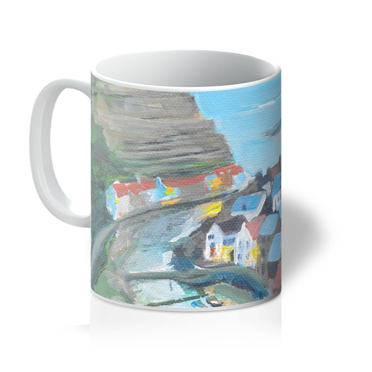End of the day, Staithes Mug