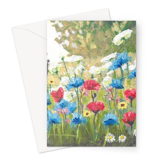 Wildflower meadow Greeting Card