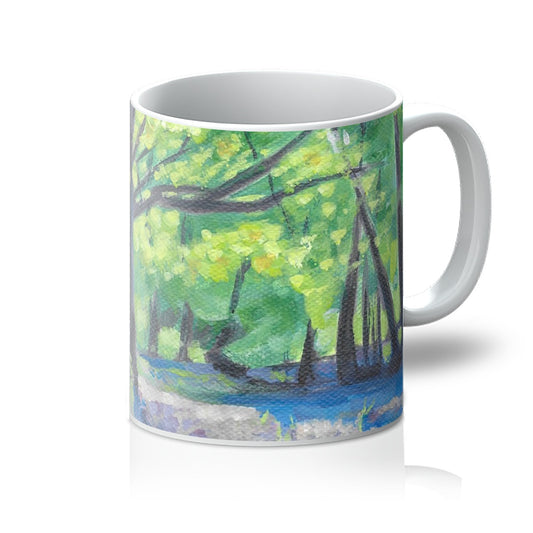 Bluebells at dawn 2 Mug