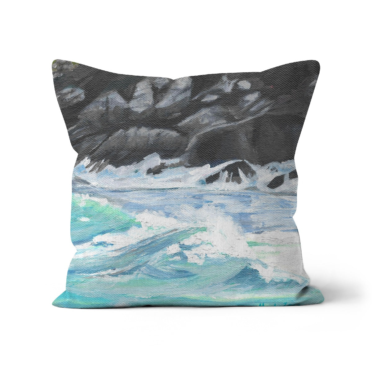 Waves at Porthminster Beach Cushion