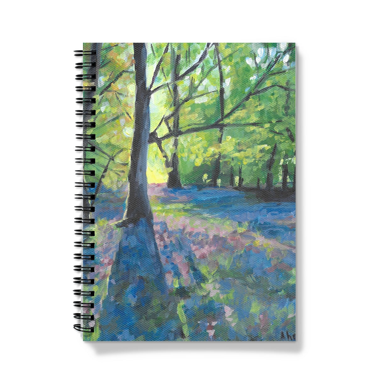 Bluebells at dawn Notebook