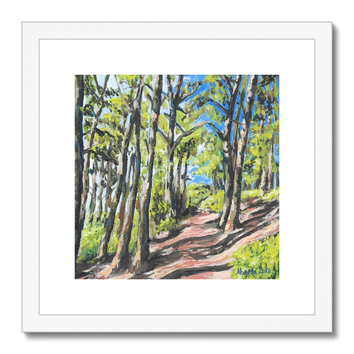 Lickey Hills Framed & Mounted Print 12x12"