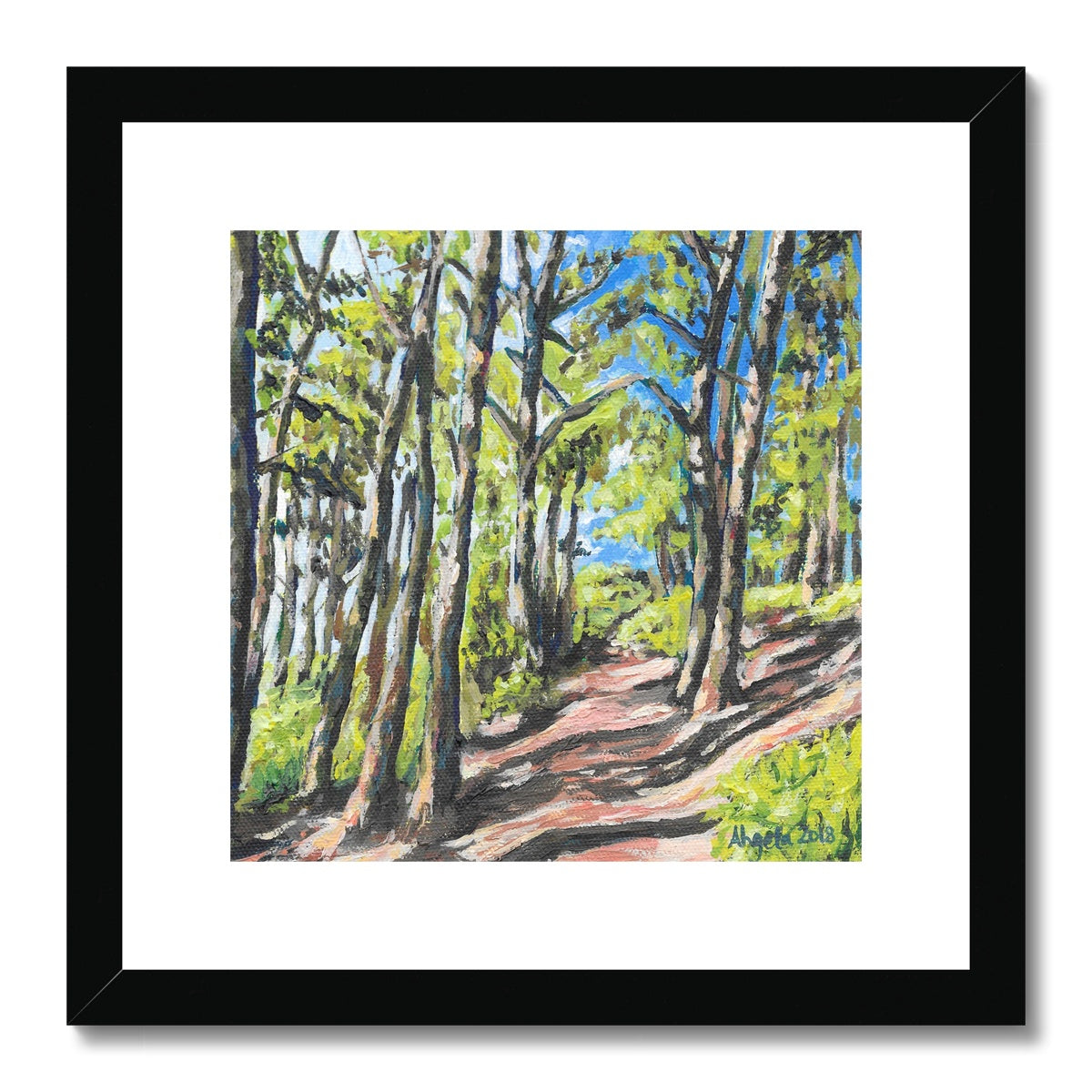 Lickey Hills Framed & Mounted Print 12x12"