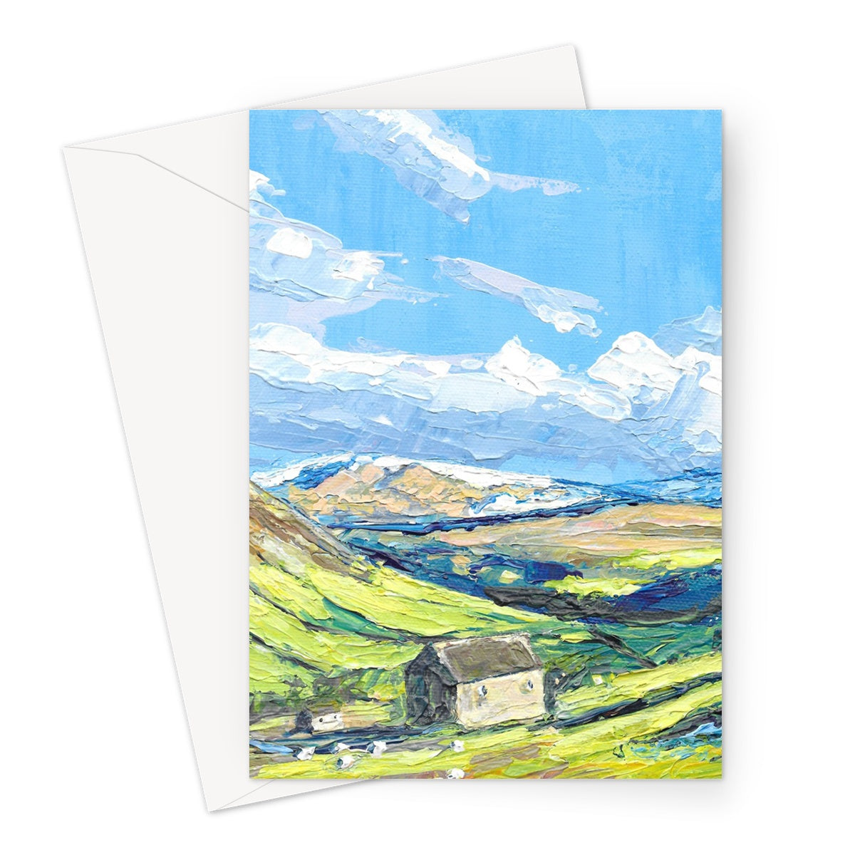 Down in the valley Greeting Card